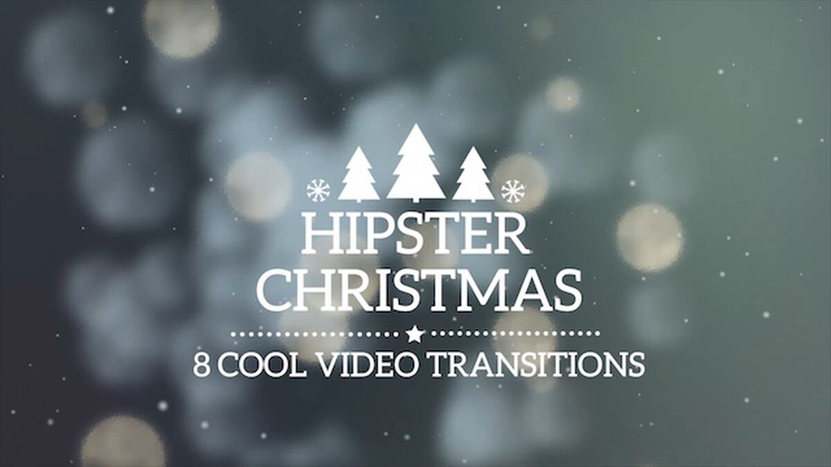 Hipster Christmas Video Transitions image number 0